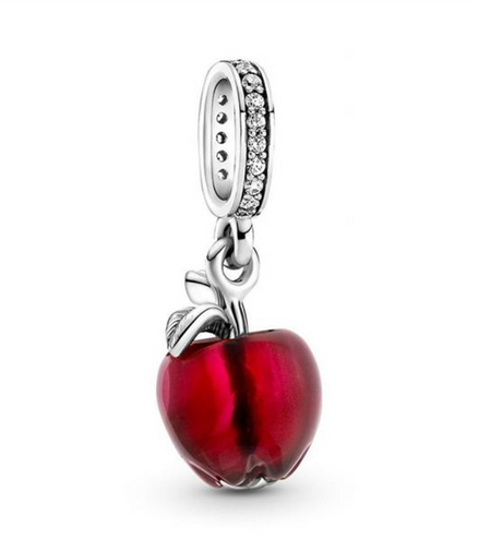 Pandora Murano Glass Red Apple Dangle Charm