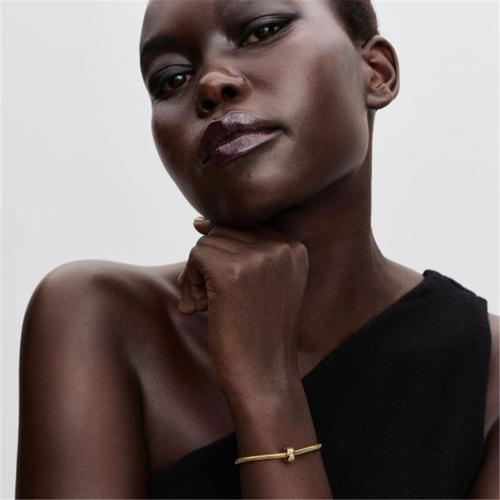 Pandora Disney Mickey & Minnie Mouse Gold-Plated Clip Charm