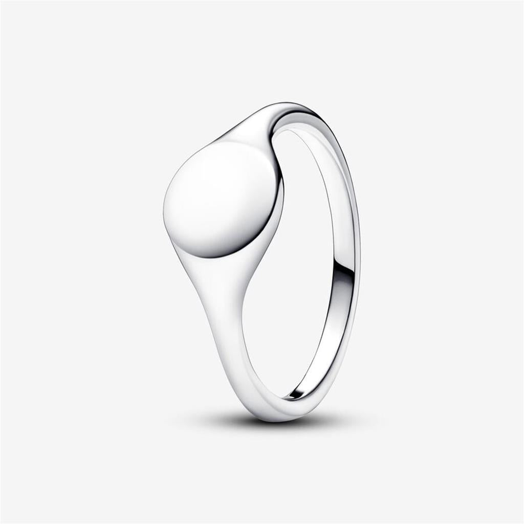 Pandora Moments Engraveable Signet Ring Size 9