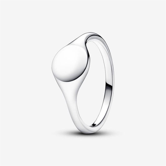 Pandora Moments Engravable Signet Ring Size 7.5
