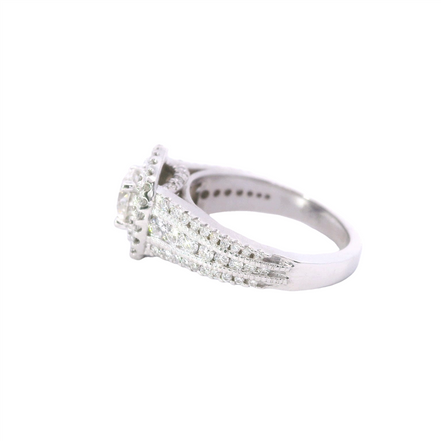 14Kw .85Ct Diamond Remount Double Halo