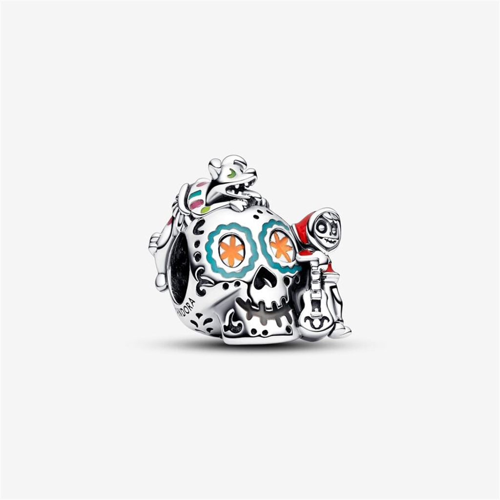 Disney X Pandora Pixar Coco Miguel & Dante Skull Glow-in-the-dark Charm