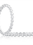 A.JAFFE 18K White Gold Diamond Bubble Diamond Wedding Band