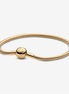 Pandora Moments Round Clasp Snake Chain Bracelet Size 19
