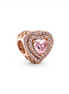 Pandora Timeless Sparkling Levelled Heart Charm