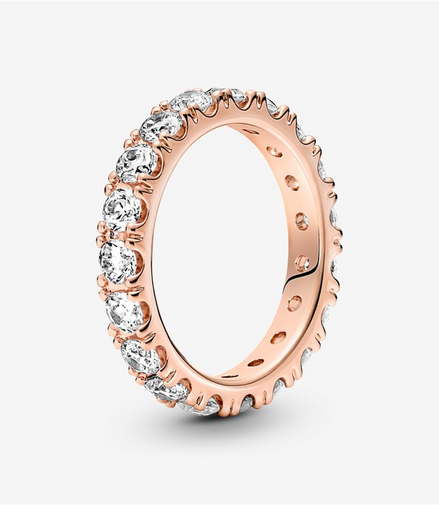 Pandora Timeless Sparkling Row Eternity Ring Size 7