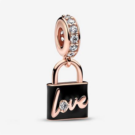 Pandora Moments Love Padlock Dangle Charm