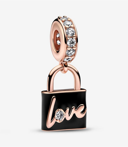Pandora Moments Love Padlock Dangle Charm