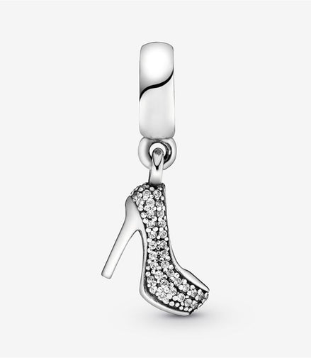 Pandora Moments Pavé Stiletto Shoe Dangle Charm
