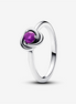 Pandora Moments February Purple Eternity Circle Ring Size 7