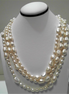 Imperial Pearl Sterling Silver And Freshwater Cultured Pearl 3 Strand Necklace