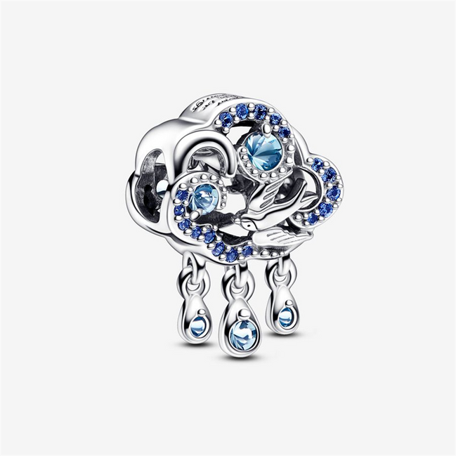 Pandora Moments Cloud And Swallow Charm