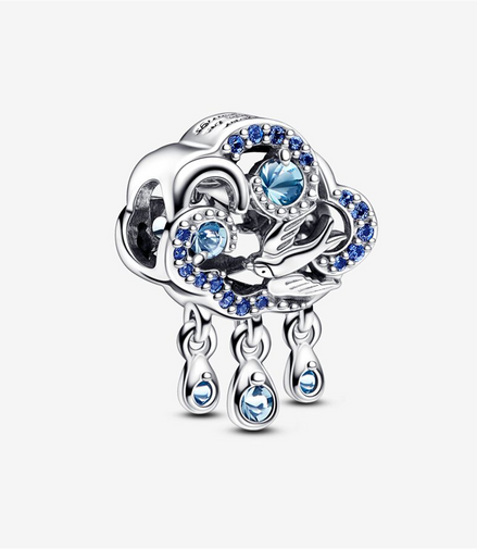 Pandora Moments Cloud And Swallow Charm