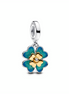 Pandora Moments Spinnable Four Leaf Clover Lab-Grown Diamond Dangle Charm