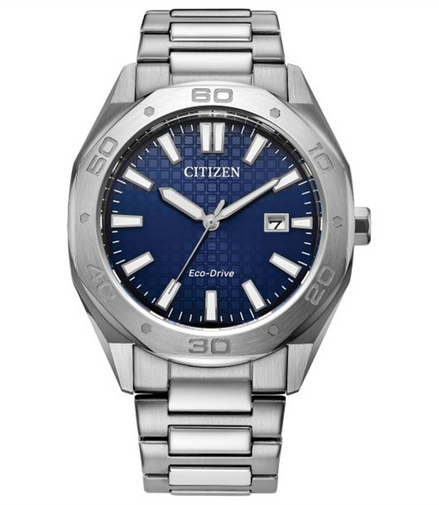 Citizen Men's Odyn Eco-Drive Stainless Steel Weekender Sport With Blue Dial Watch