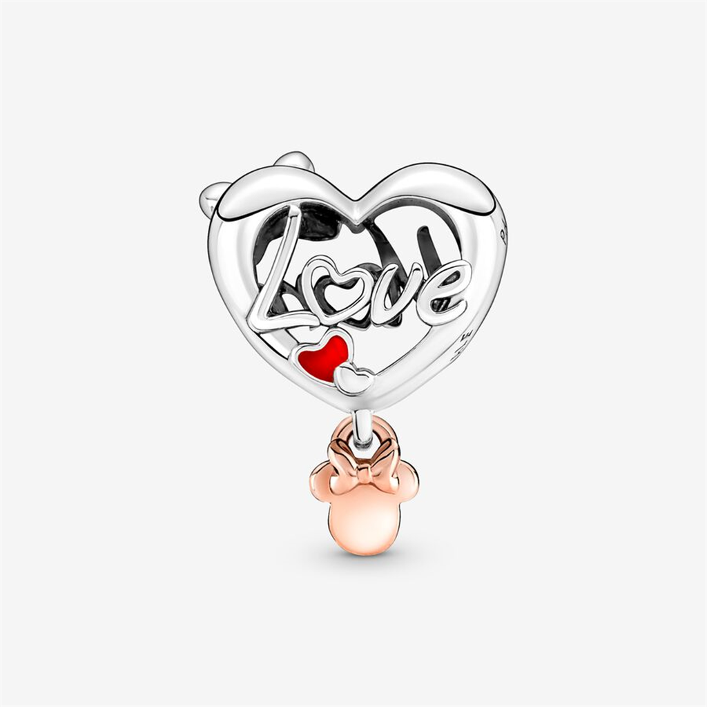 Pandora Disney Minnie Mouse Mom Heart Charm