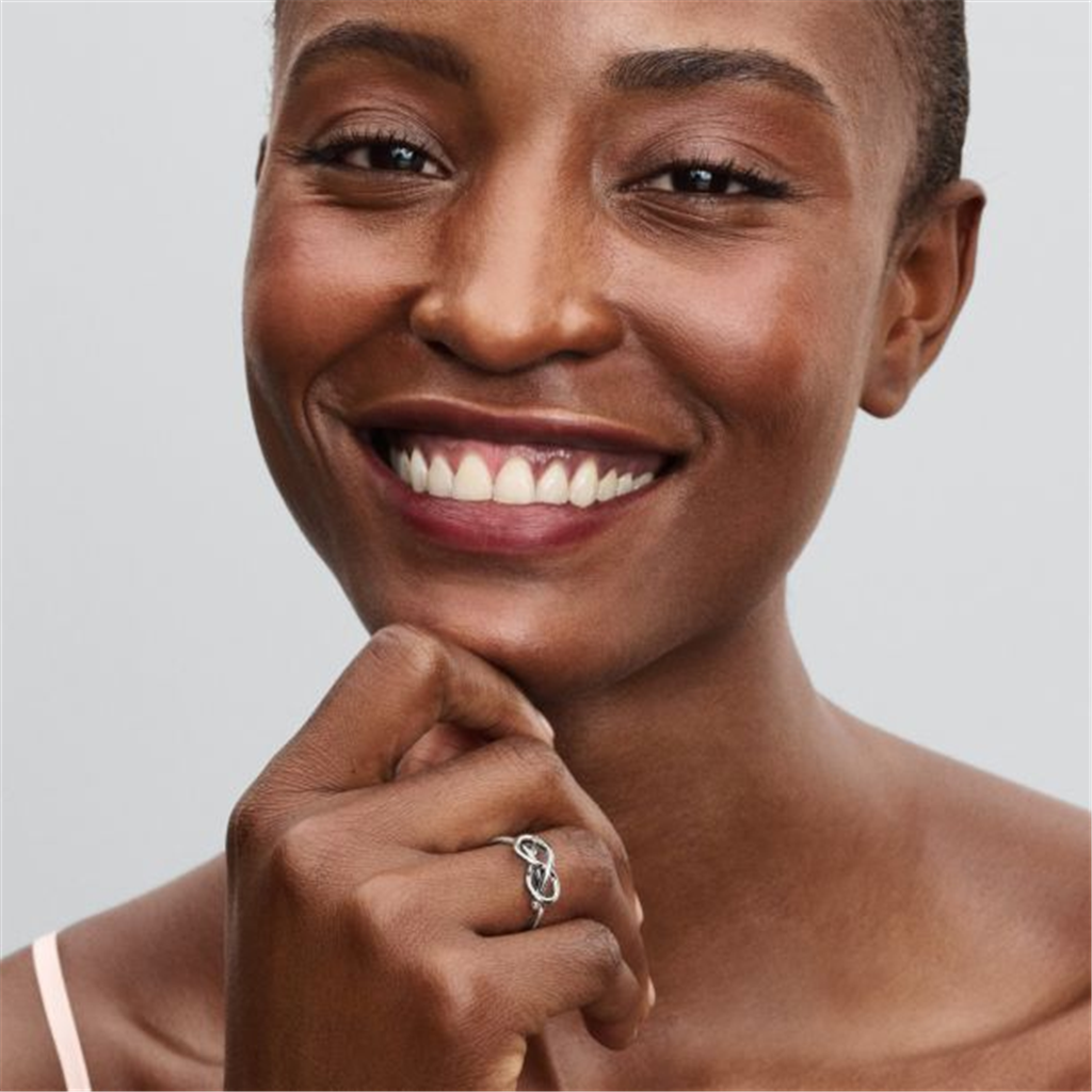 Pandora Moments Infinity Knot Ring Size 7