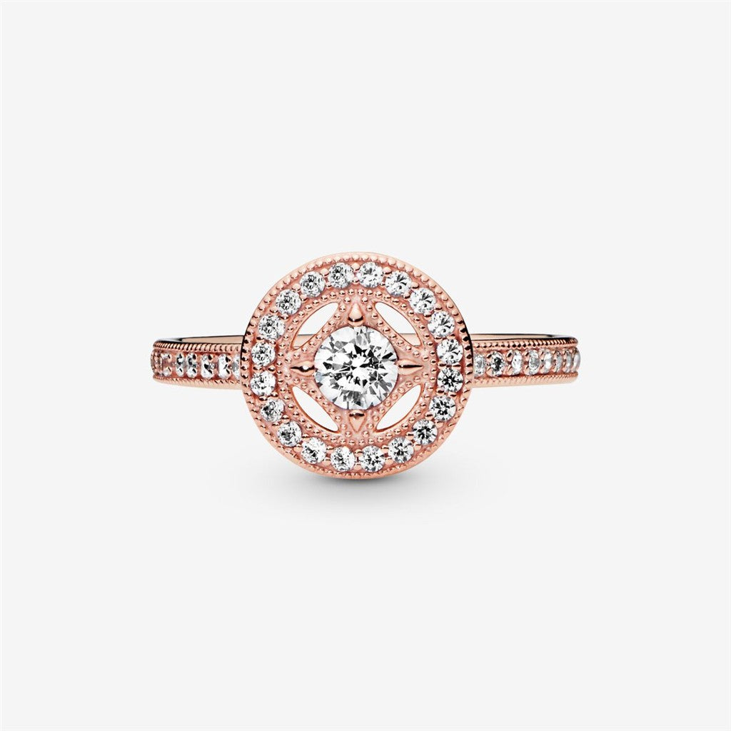 Pandora Timeless Vintage Circle Ring Size 6