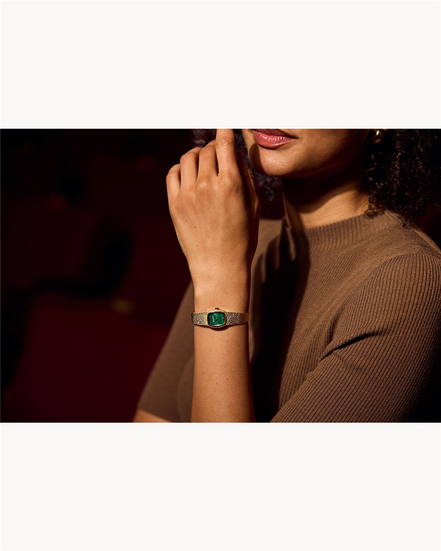 Bulova Ladies Classic Goddess Of Time Gold Plated Analog Watch