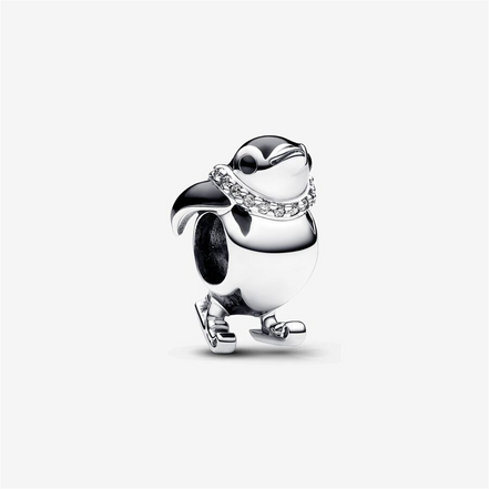 Pandora Moments Skiing Penguin Charm