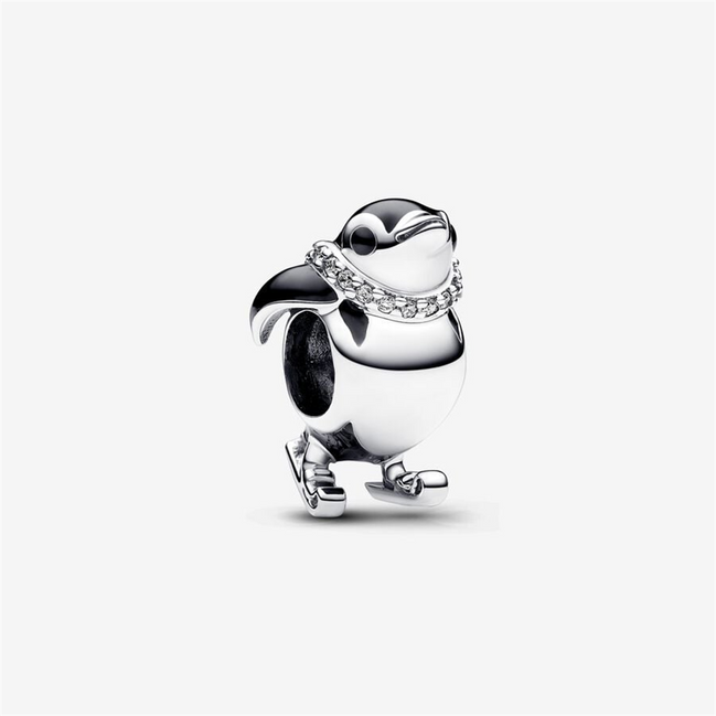 Pandora Moments Skiing Penguin Charm