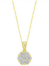 Shefi 14K Yellow Gold And Diamond Bouquet™ Cluster Pendant Necklace