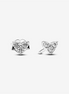 Pandora Timeless Triple Stone Heart Stud Earrings