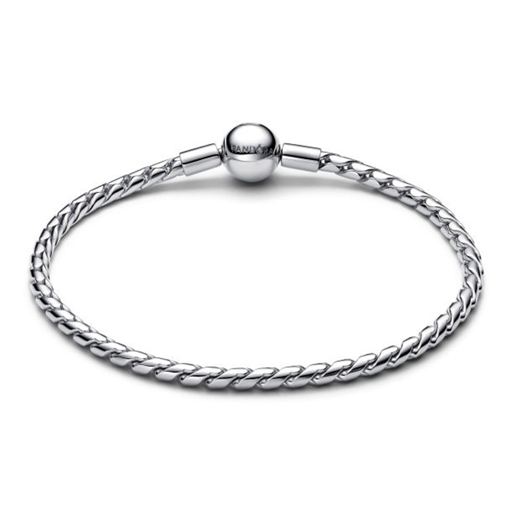 Pandora Round Clasp Wing Chain Bracelet Size 18