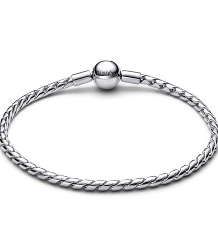 Pandora Round Clasp Wing Chain Bracelet Size 18