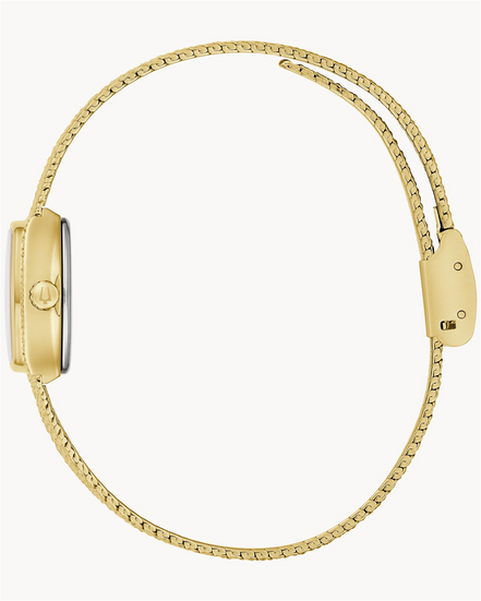 Bulova Ladies Classic Goddess Of Time Gold Plated Analog Watch