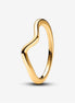 Pandora Timeles Polished Wave Ring Size 6