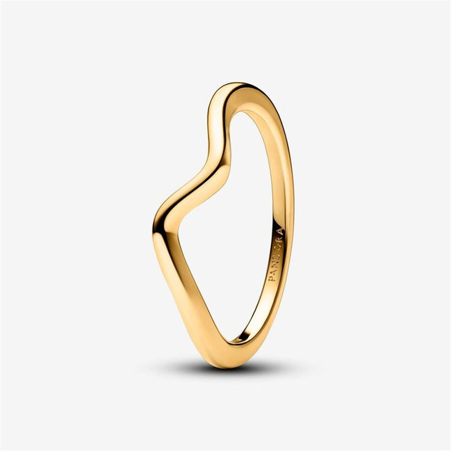 Pandora Timeles Polished Wave Ring Size 6