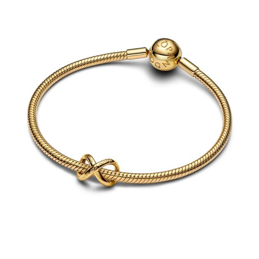 Pandora Moments Forever And Always Infinity Gold-Plated Charm