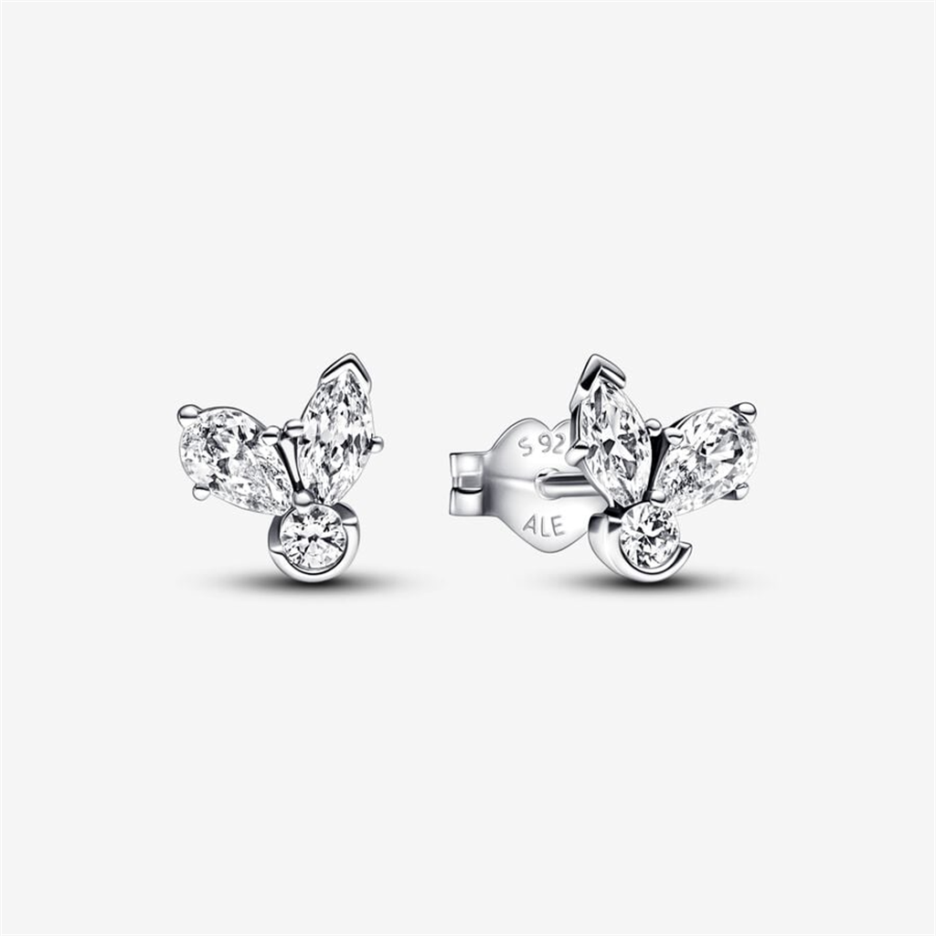 Pandora Moments Sparkling Herbarium Cluster Stud Earrings