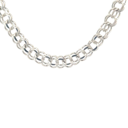 14Kt White Gold 7-Inch Bracelet