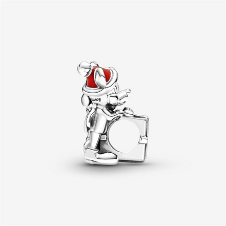 Pandora Disney Mickey Mouse and Minnie Mouse Present Charm