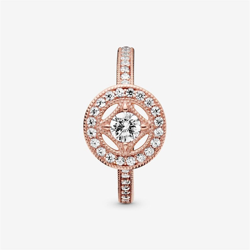 Pandora Timeless Vintage Circle Ring Size 6