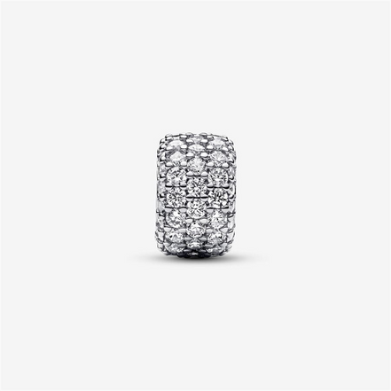 Pandora Timeless  Sparkling Pavé Triple-Row Charm