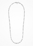 Desmos Mens Rhodium Plated Max Necklace 22"