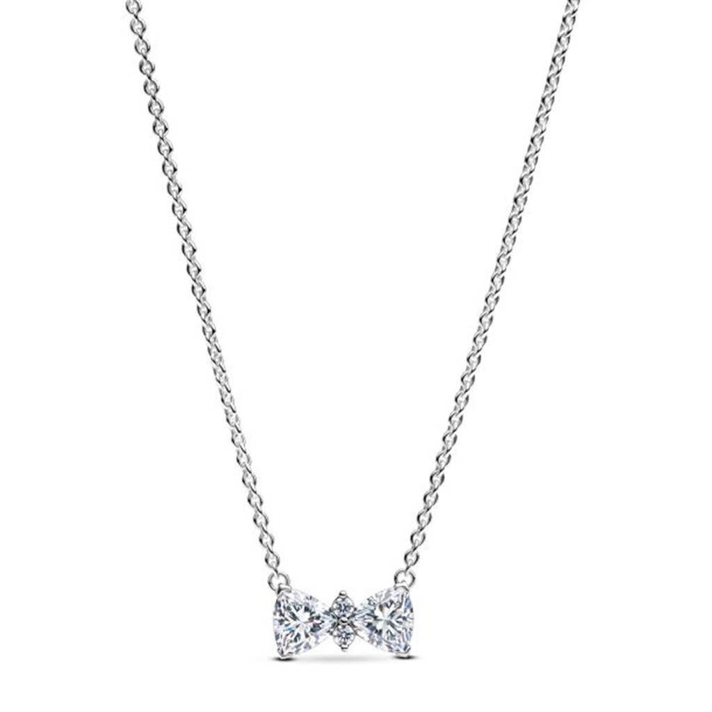 Pandora Timeless Sparkling Bow Necklace 45 cm