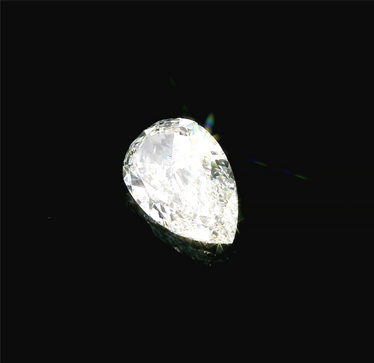 1.01Ct H Si Pear Shaped Cut Natural Diamond