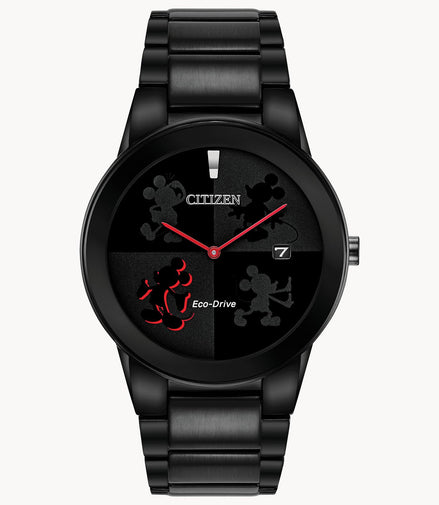 Citizen Mens Mickey Mouse Black Eco-Drive Bracelet Watch