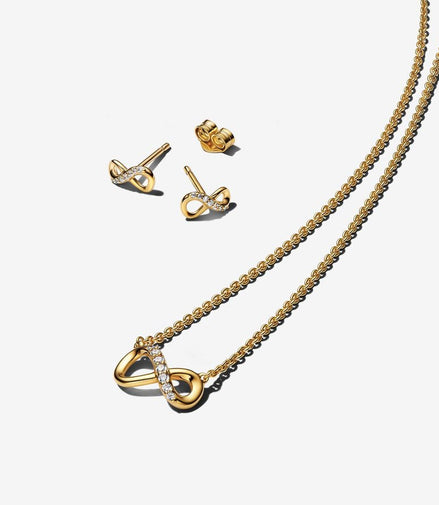 Pandora Moments Sparkling Infinity Jewelry Gift Set