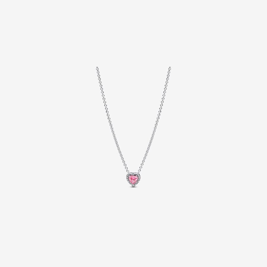 Pandora Timeless Pink Elevated Heart Jewelry Gift Set