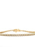 14K Yellow Gold Diamond Tennis Bracelet