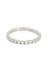14K White Gold .30 CTW Diamond Wedding Band