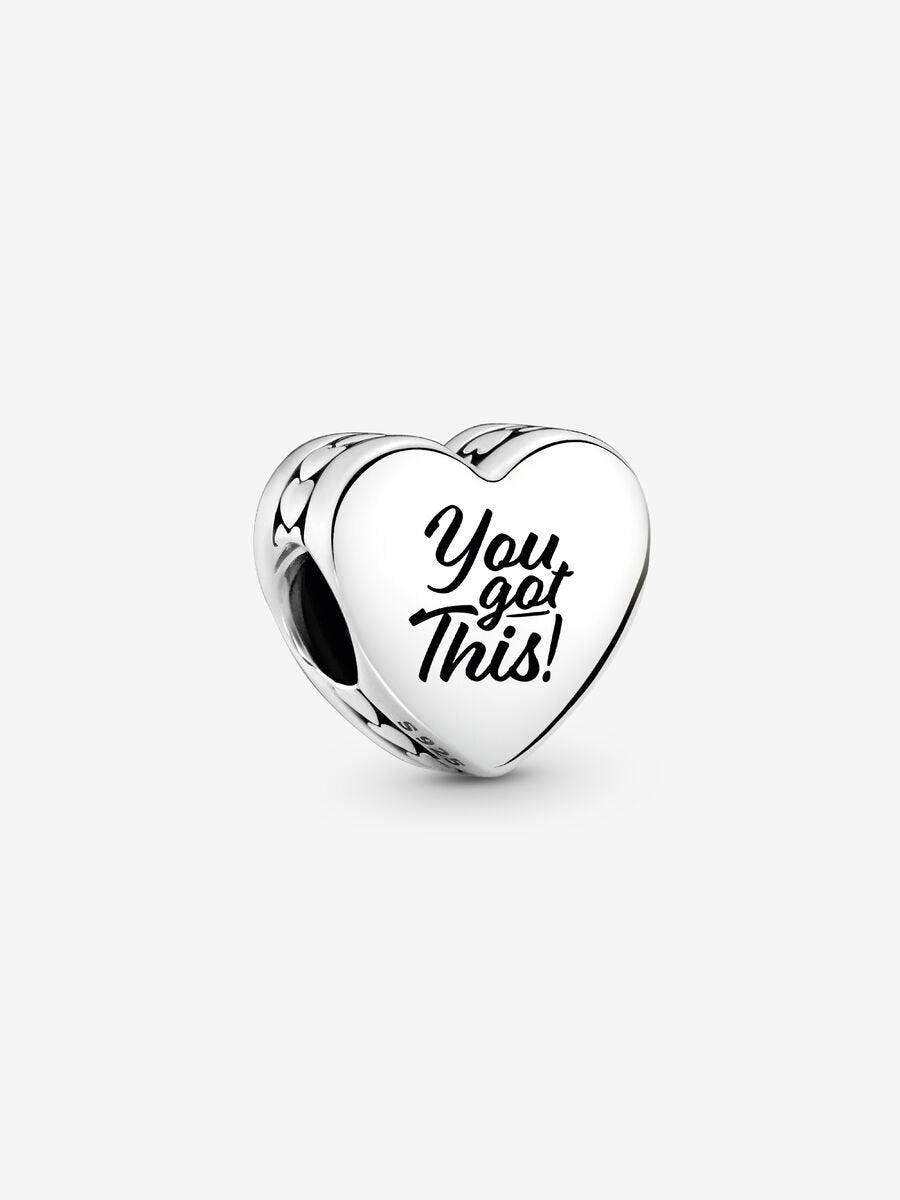 "You Got This" Engravable Heart Charm