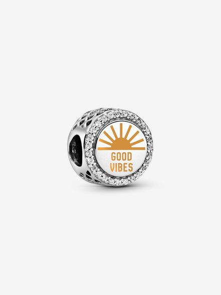 "Good Vibes" Engravable Charm