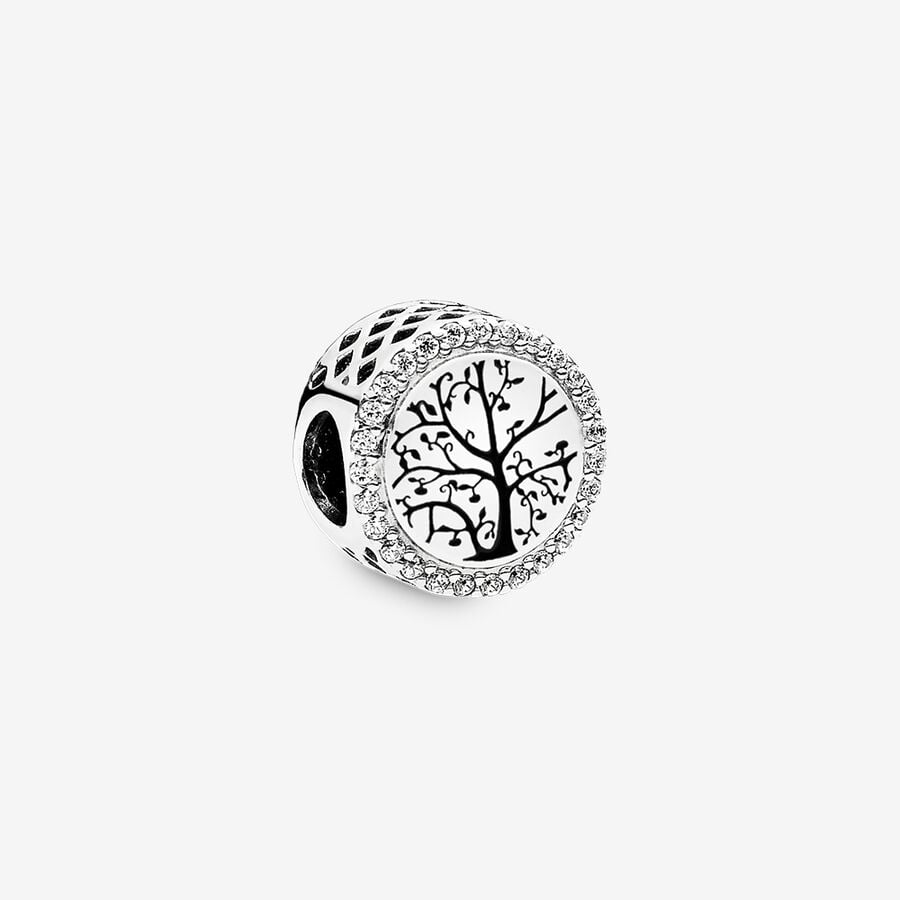 Pandora Moments Silver Sparkling Grandma Charm