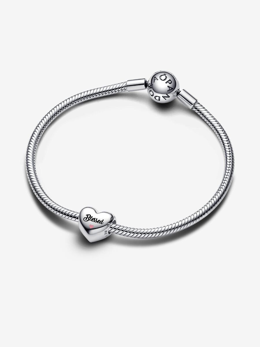 Blessed Engravable Heart Charm